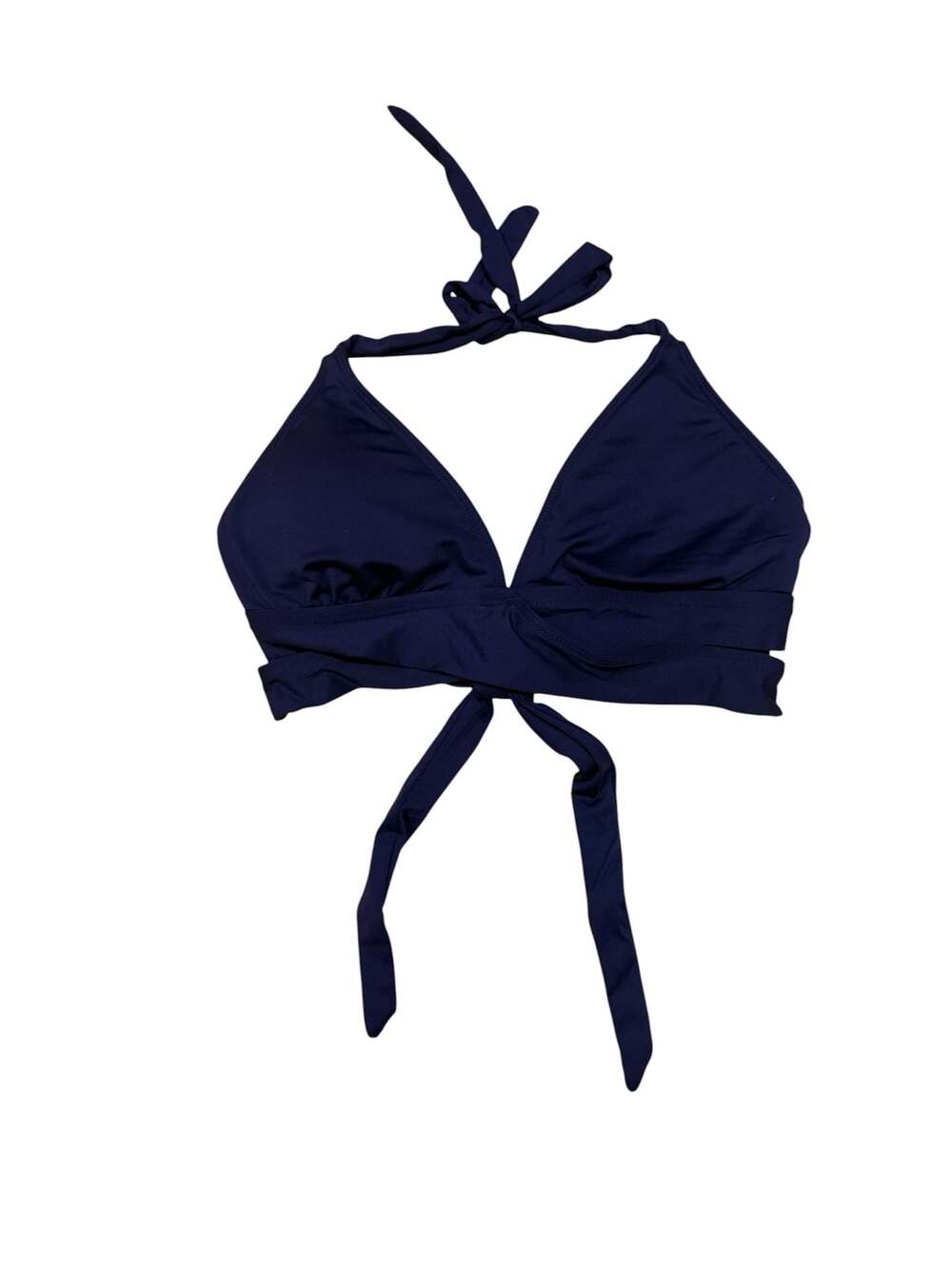 Kona Sol Women's Faux Wrap Halter Bikini Top